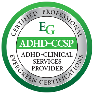 Melisa Budhna ADHD-Certified Clinical Services Provider badge